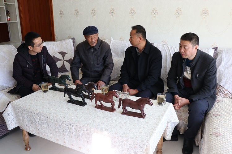 市凉州文化研究院到皇城考察调研